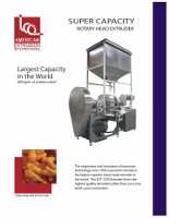 Super Capacity Extruder Brochure